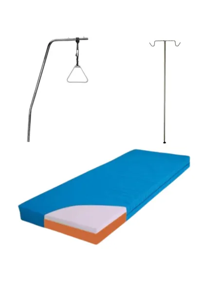 Cama articulada con Carro Elevador GO Conjunto de Madera