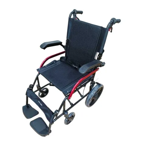 Silla de ruedas Plegable de transportar con Reposabrazos...