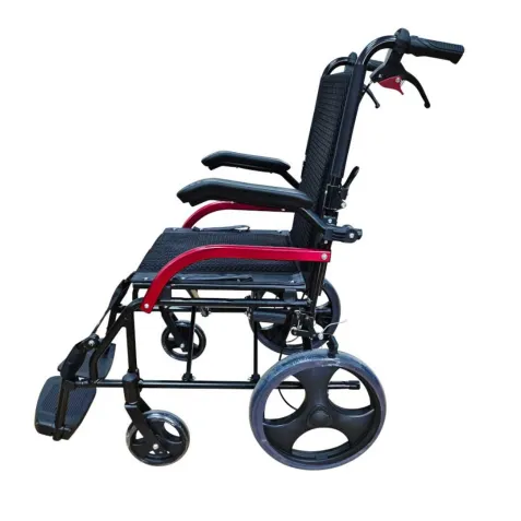Silla de ruedas Plegable de transportar con Reposabrazos... 2
