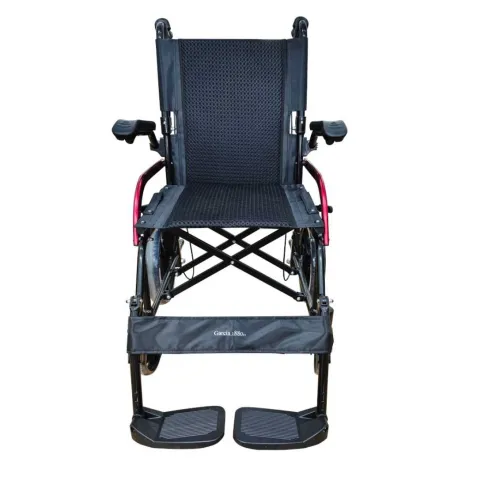 Silla de ruedas Plegable de transportar con Reposabrazos... 2