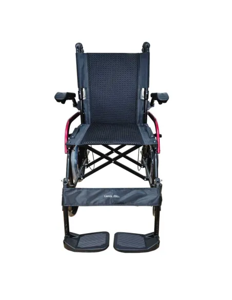Silla de ruedas Plegable de transportar con Reposabrazos Abatiles
