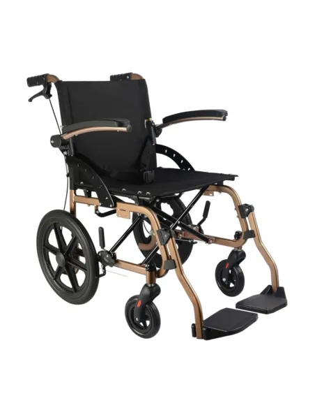 Silla de ruedas de Aluminio GOLD con Brazos Abatibles · 2 Modelos
