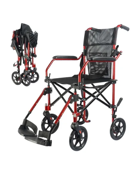Silla de ruedas de Aluminio dr Transporte SLIM
