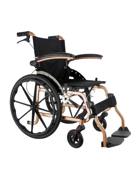 Silla de ruedas de Aluminio GOLD con Brazos Abatibles · 2 Modelos