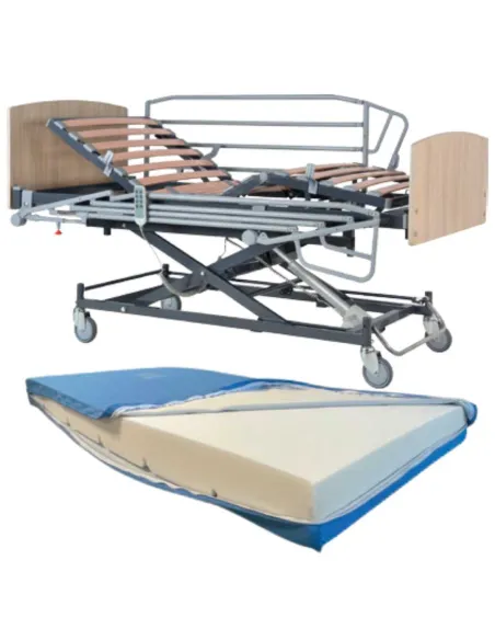 Pack Cama Articulada RECOM 105 con Carro Elevador Tecnimoem · Colchón Opcional