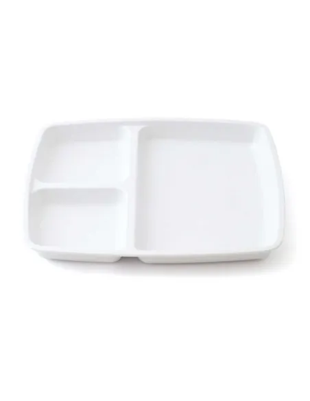 Plato Bandeja con 3 Compartimentos · Opcional Cubierta