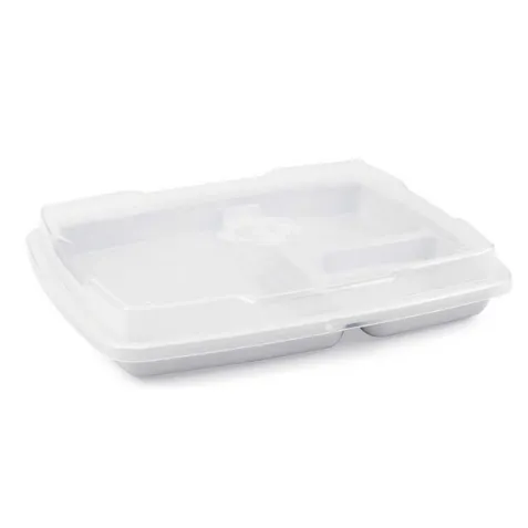 Plato Bandeja con 3 Compartimentos · Opcional Cubierta 2