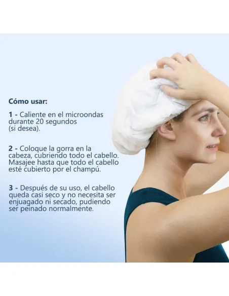 Gorro Champú Lavado Cabello Sin Enjuague