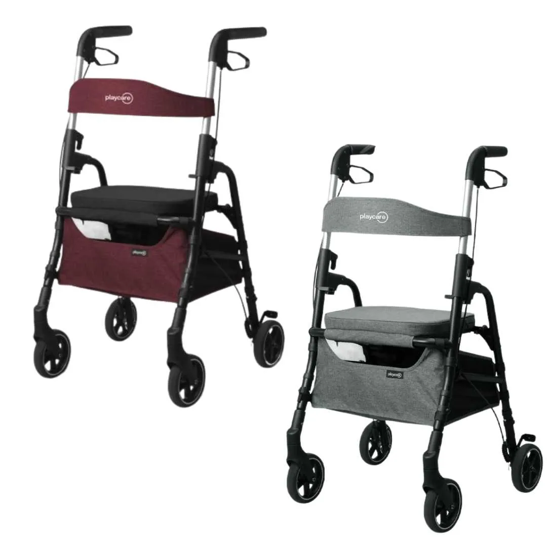 Andador Plegable con Asiento y Cesta W04 Playcare