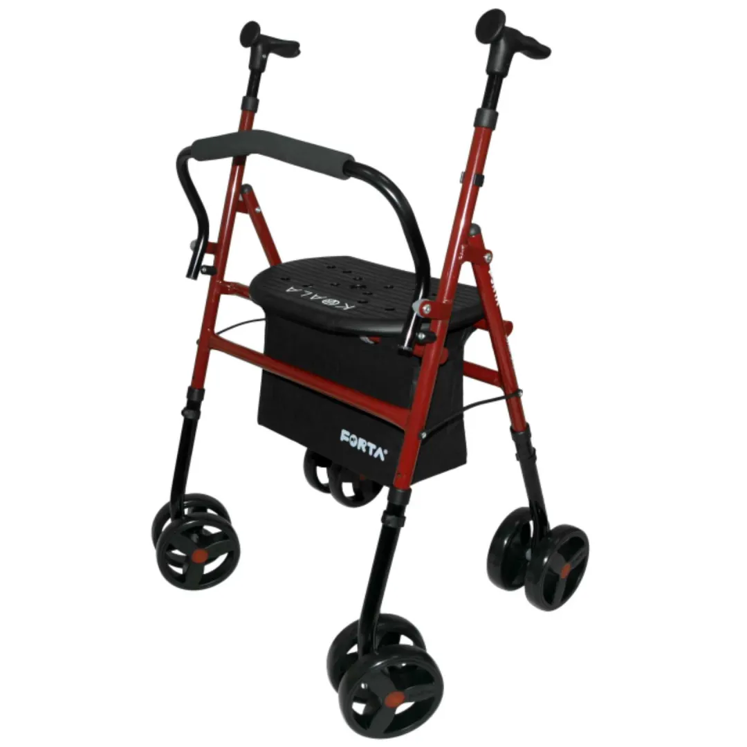 Andador KOALA GIRO con asiento regulable en...