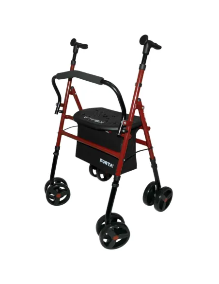 Andador KOALA GIRO con asiento regulable en altura de Forta