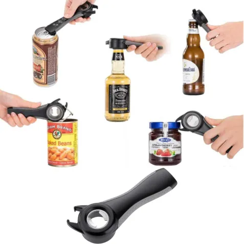 Abridor Multiusos 5 en 1 Abre Botellas y Latas ·...