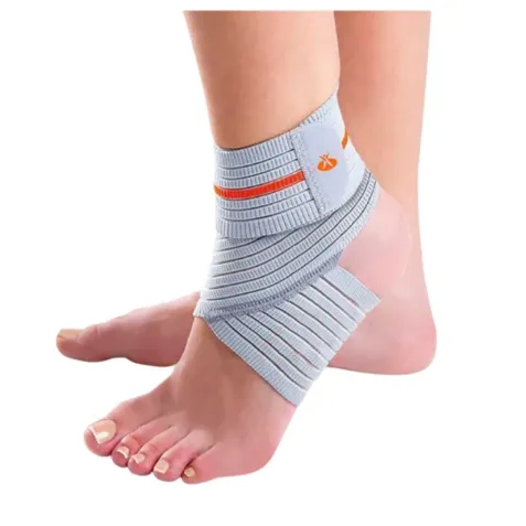 Tobillera Elástica Graduable ORLIMAN SPORT Gris o Negra 2