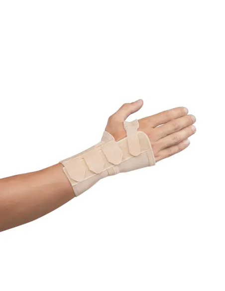 Muñequera Elástica Abierta Corta Con Férula Orliman