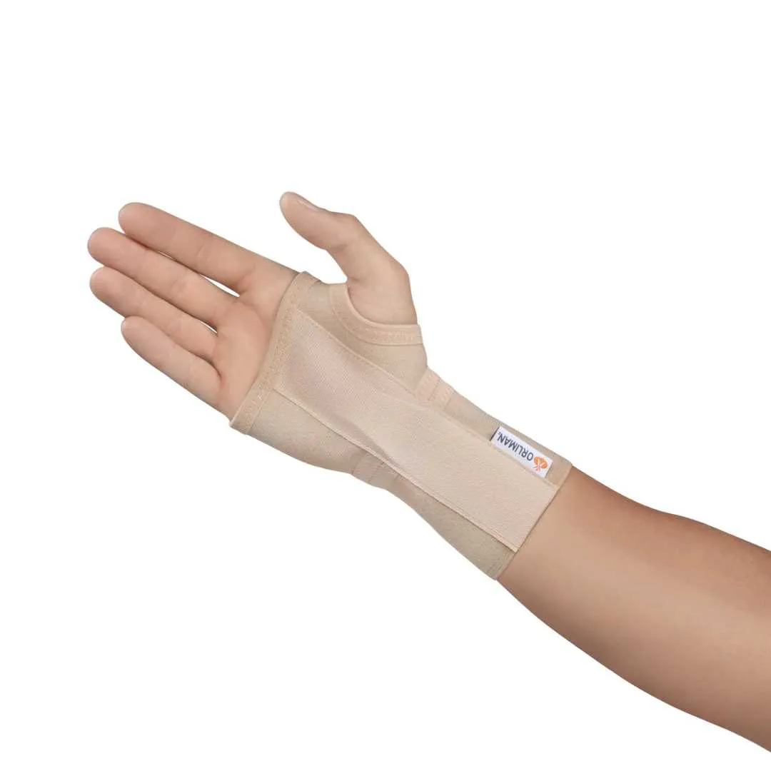 Muñequera Elástica Abierta Corta Con Férula...
