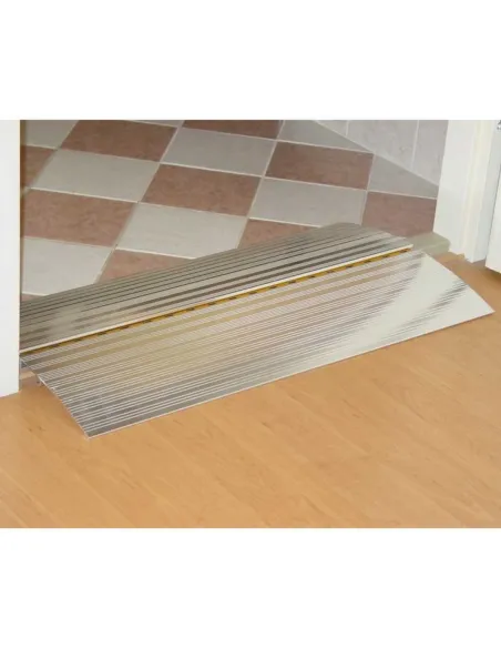 Rampa de Paso de Aluminio con Dos Lados para Umbral de 4 cm de altura