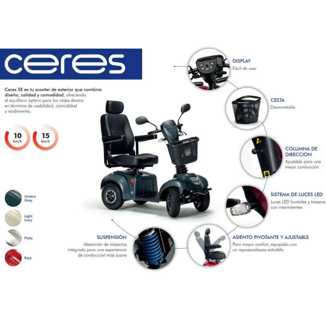 Scooter Eléctrico de 4 Ruedas CERES SE...