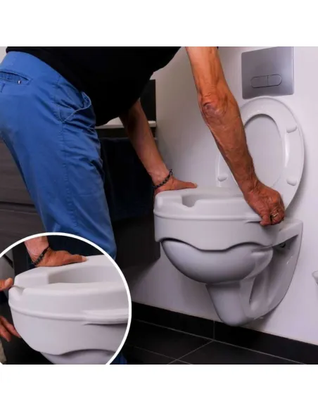 Elevador Blando para Wc de 10 cm SOUPLESS · Sin Tapa o Con tapa