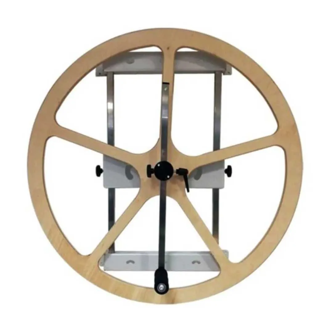 Rueda de Hombro con Aro Integral de Madera