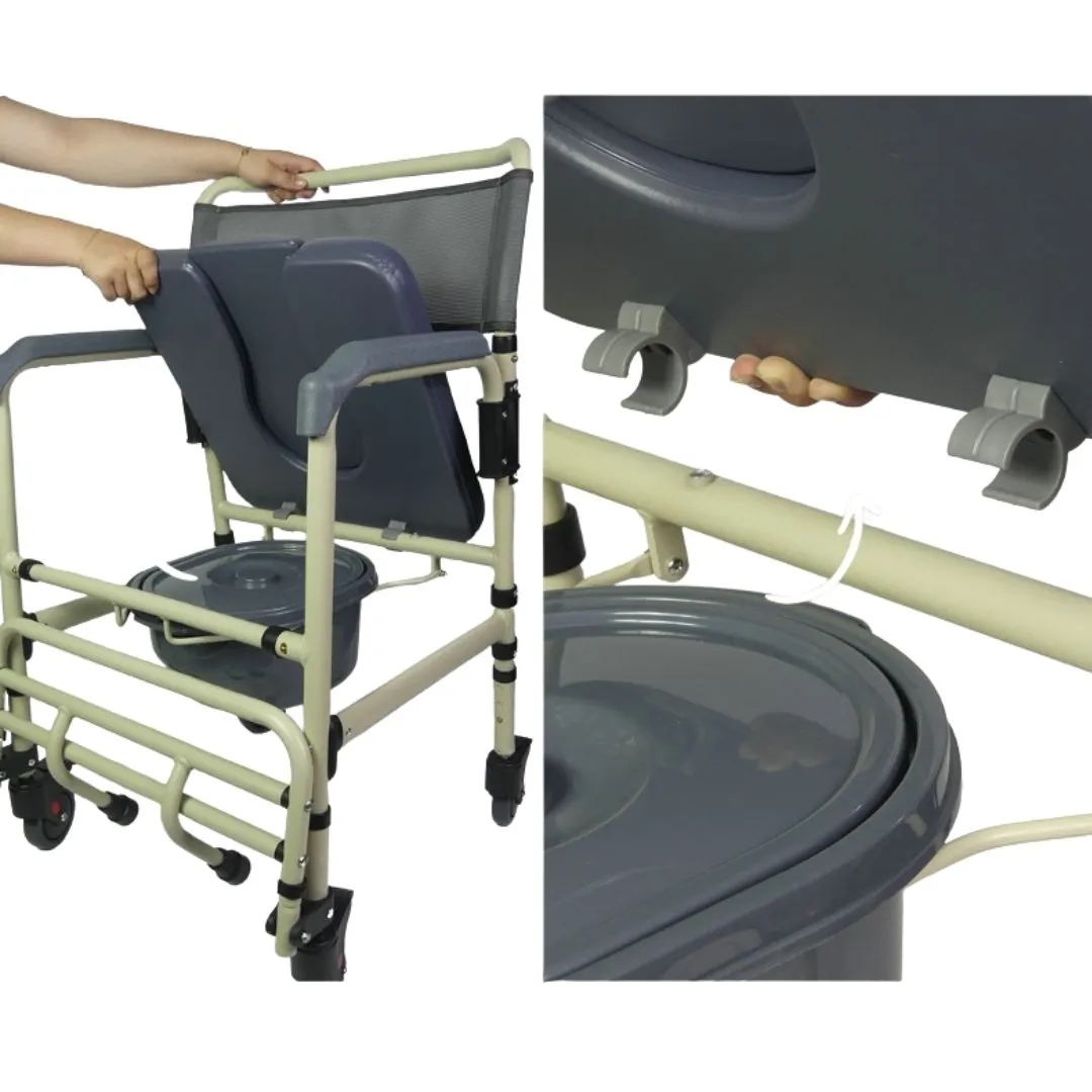 Silla de Ruedas con Inodoro CERDEÑA Plegable ·...