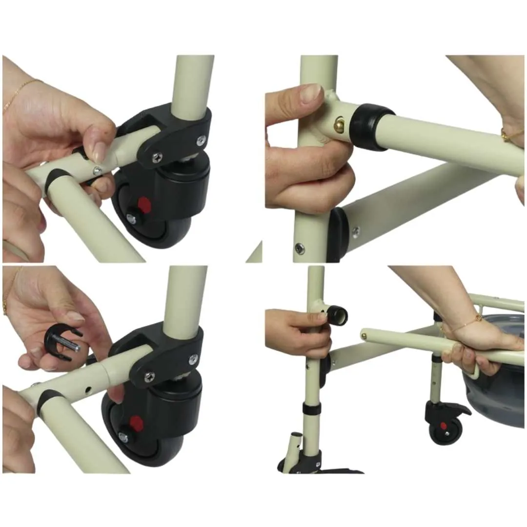 Silla de Ruedas con Inodoro CERDEÑA Plegable ·...