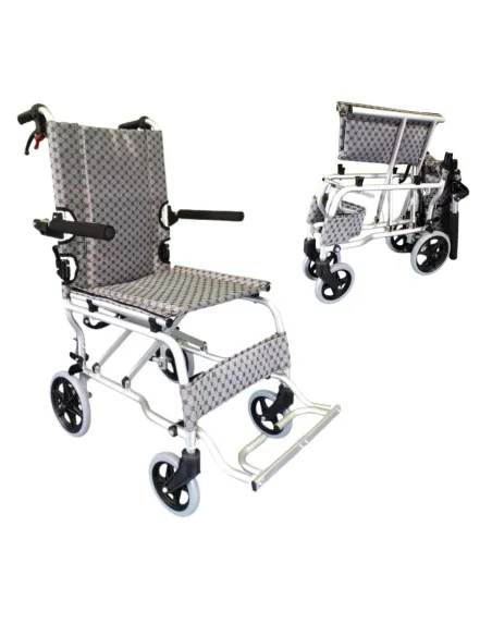 Silla de Ruedas Transferencia AIR Ligera con Reposbrazos Abatibles