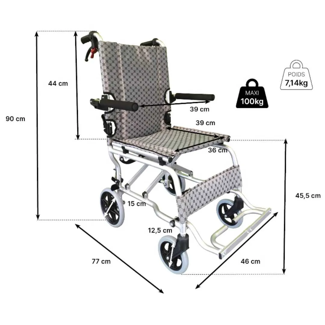 Silla de Ruedas Transferencia AIR Ligera con...
