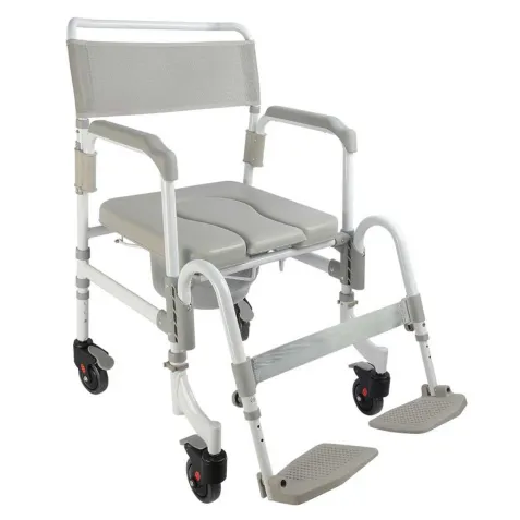 Silla con ruedas para WC y Ducha 3 en 1