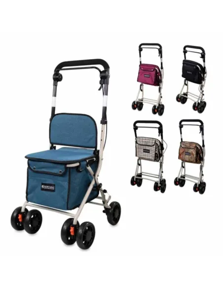 Andador  Silla Carro de Compra COLISEO • 5 Colores