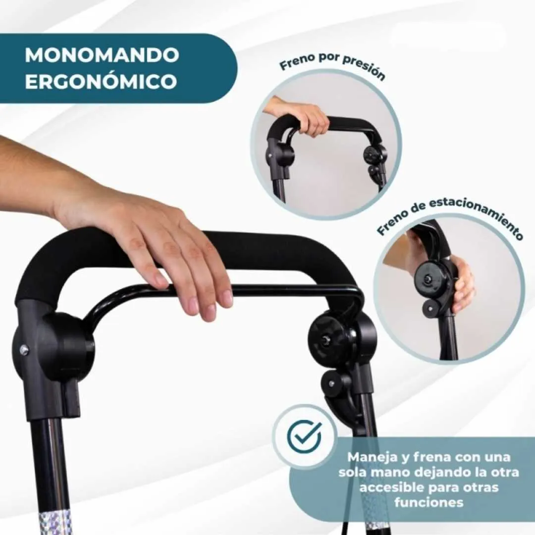 Andador  Silla Carro de Compra COLISEO • 5 Colores