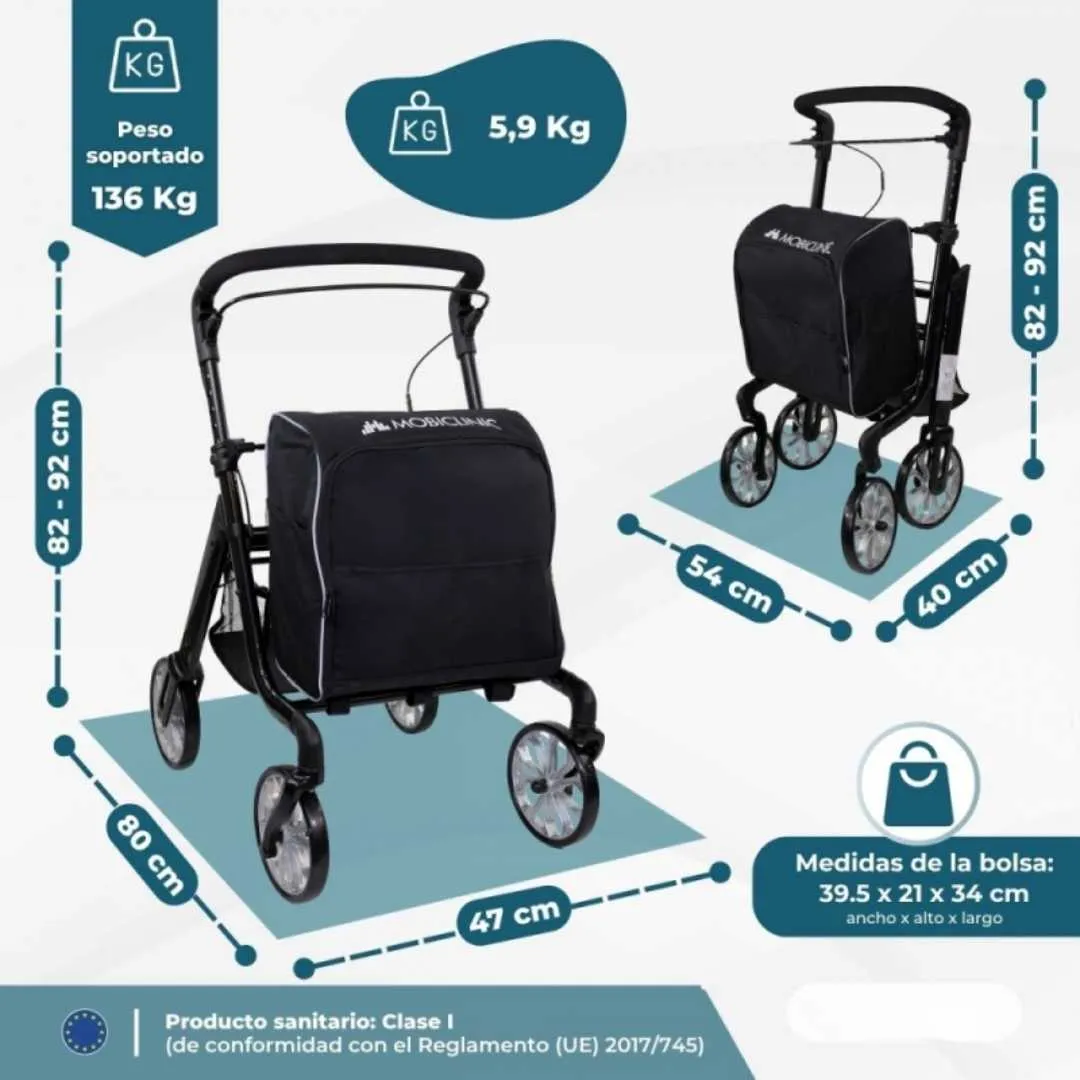 Andador Carro de Compra FORMEN Plegable