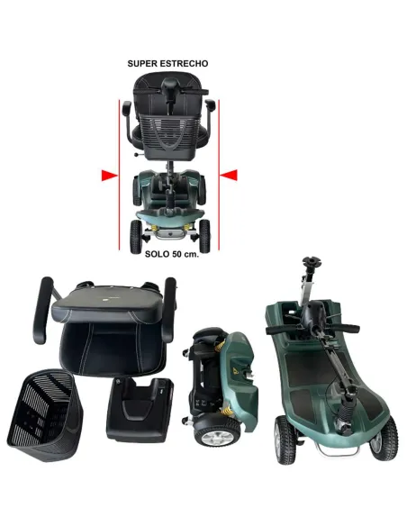 Scooter Desmontable de Aluminio con baterías de Litio LUMA