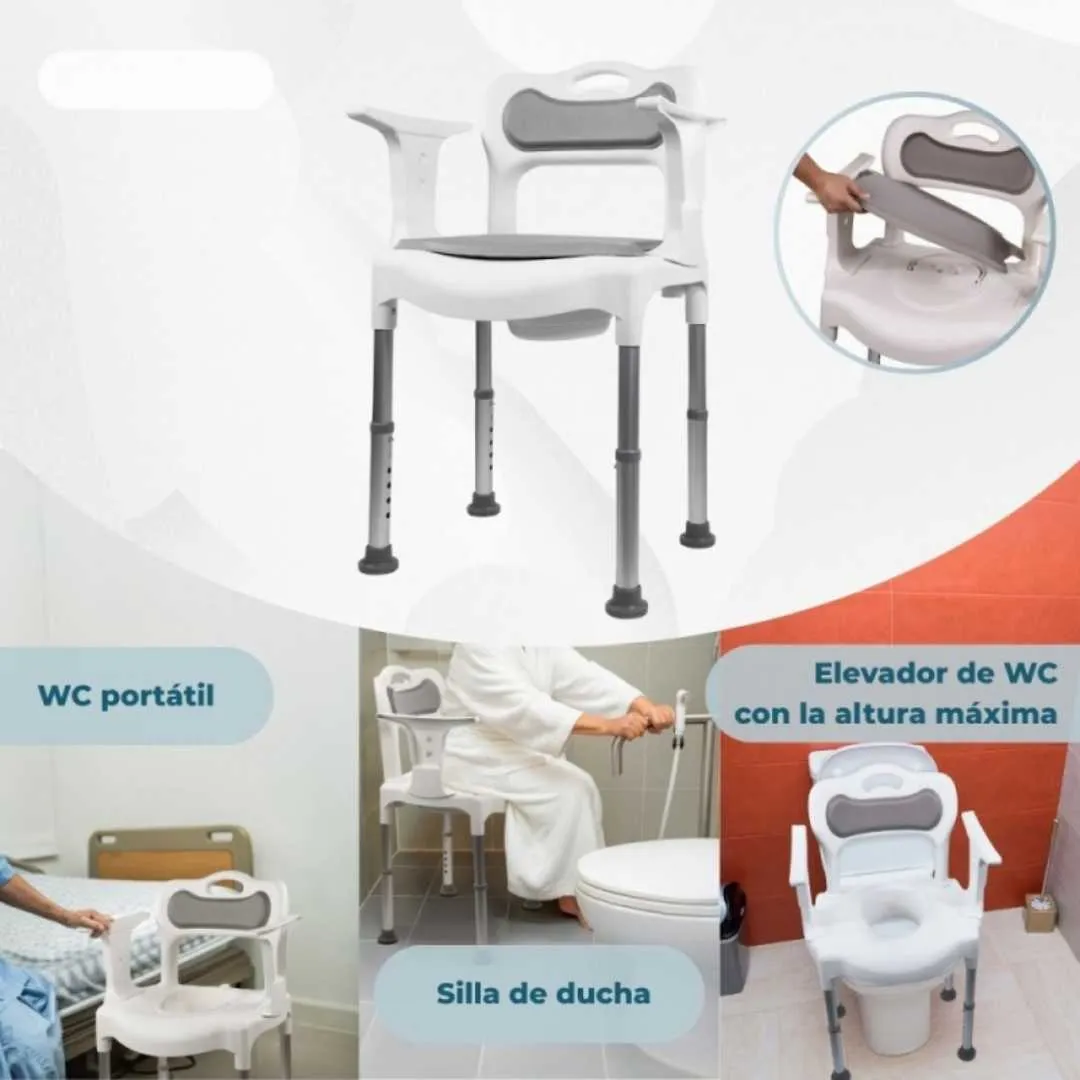 Silla Ducha con WC y Elevador WC GUIDO...