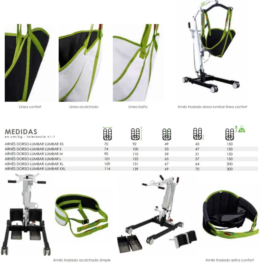 Grúa Traslado y Bipedestación Pañal ECLIPSE DUO