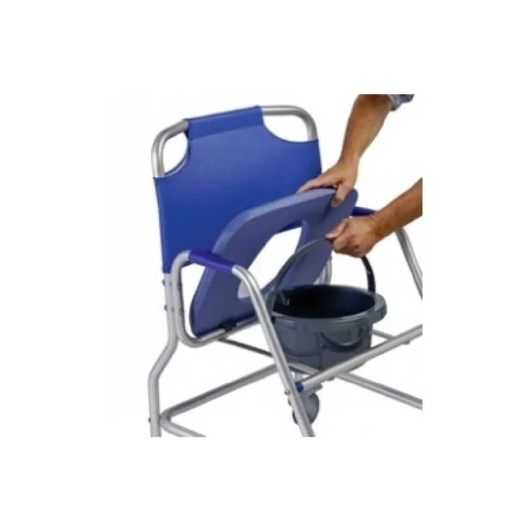 Silla de Ducha con Inodoro y Ruedas OBANA Herdegen