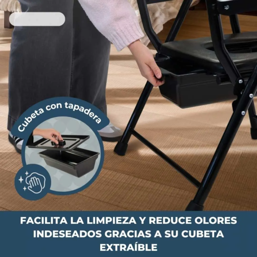 Silla con WC Plegable GUADALQUIVIR con...