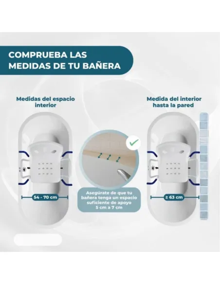 Asiento Giratorio de Bañera LAGO