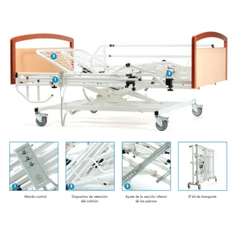 Cama Bariátrica XXL INTERVAL de 120 o 140 cm 2