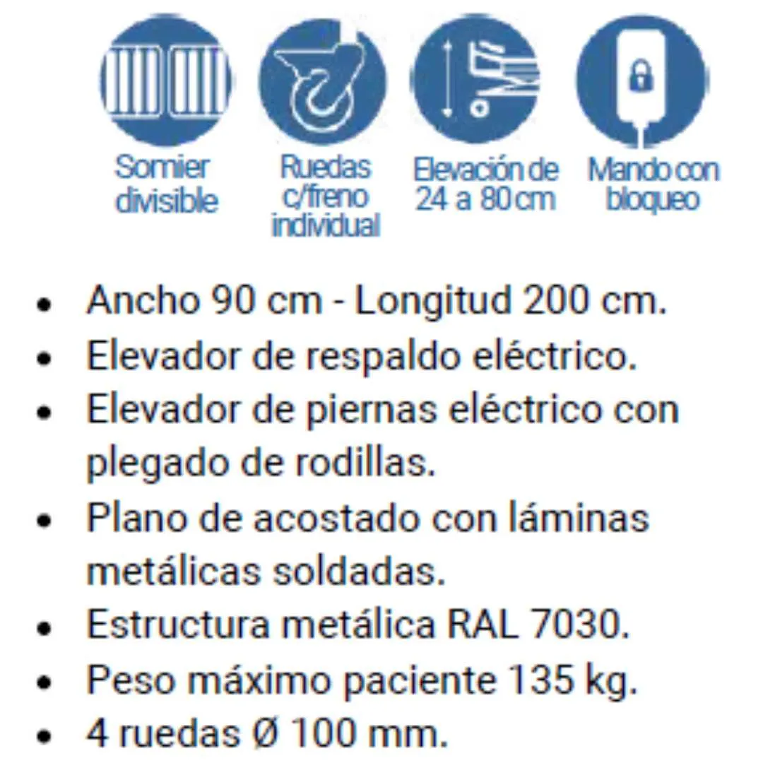 Cama Articulada ALDRYS ALZHEIMER 90 x 200 cm ·...