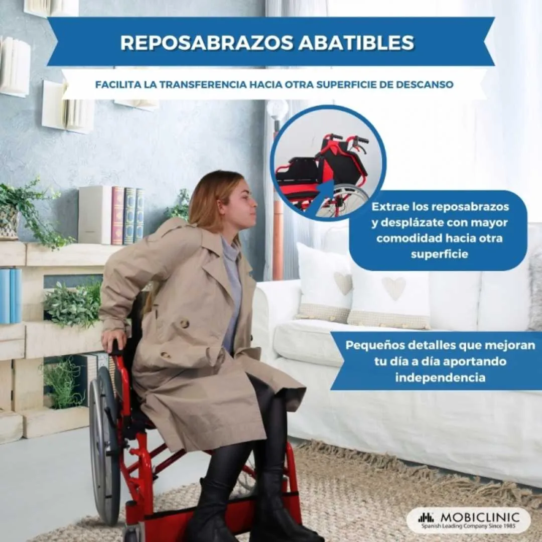 Silla de Ruedas de Aluminio TORRE con Resplado...