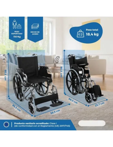 Silla de Ruedas Plegable GIRALDA