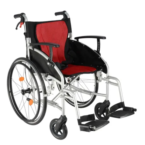 Silla de ruedas de Aluminio con Frenos Acompañante y...