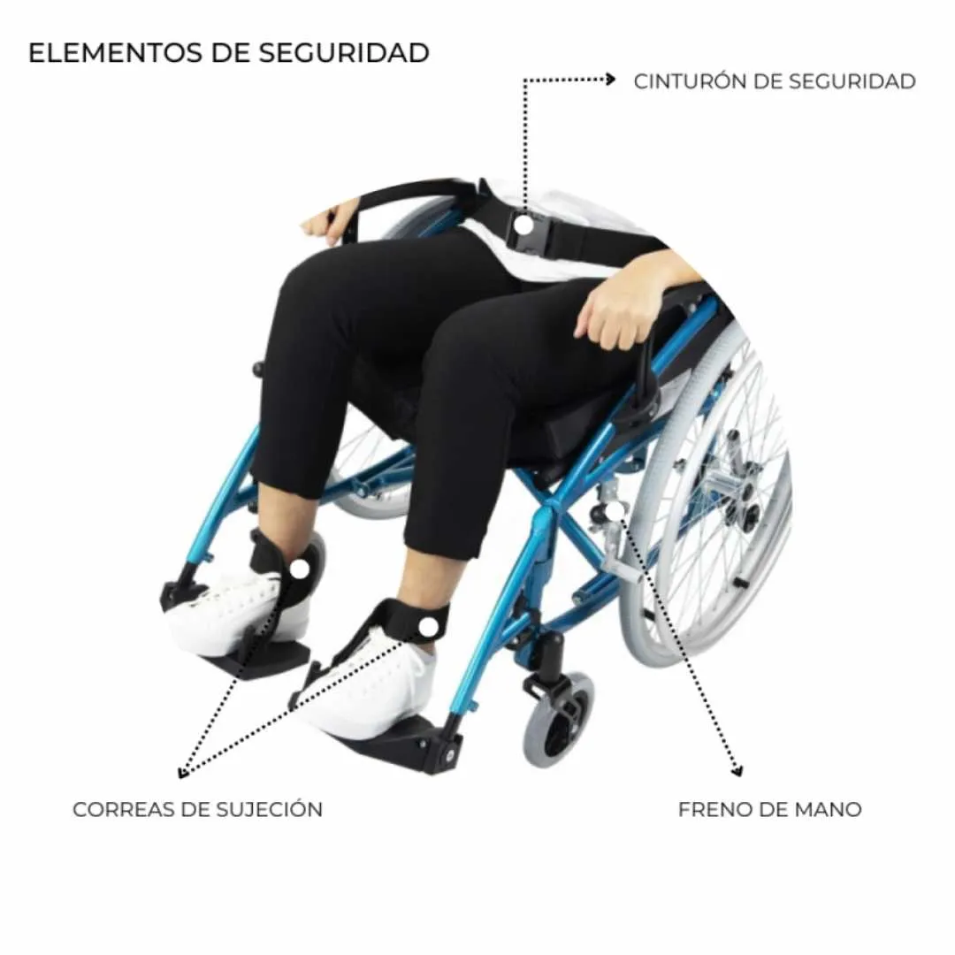 Silla de Ruedas de Aluminio VENECIA con...