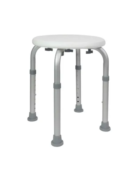 Taburete de Ducha Redondo CHIPRE · Montaje Sin Herramientas