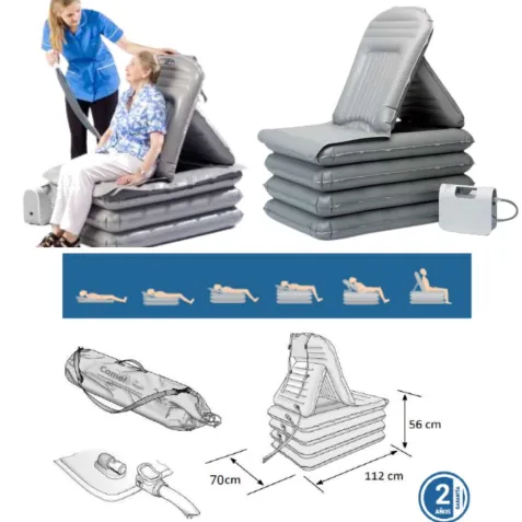 Cojín CAMEL con Compresor AIR FLO 24 - Peso máximo 320 kg