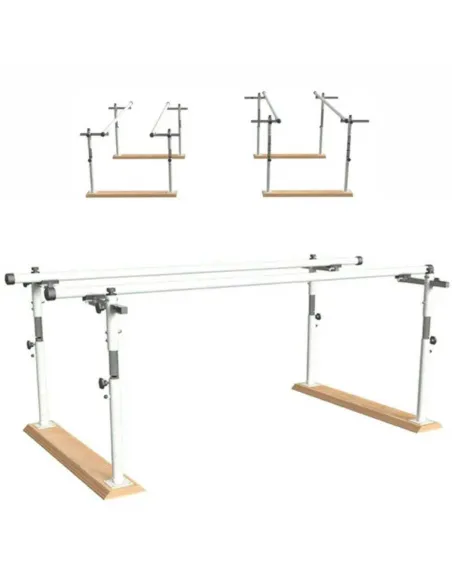 Paralelas Plegables Regulables en Altura y Anchura para Fisioterapia