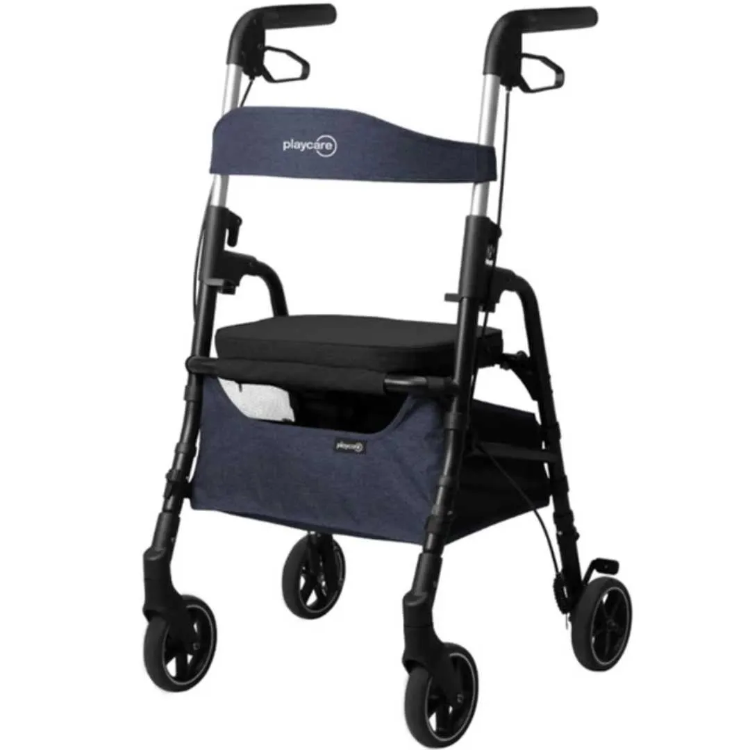 Andador Plegable con Asiento y Cesta W04 Playcare