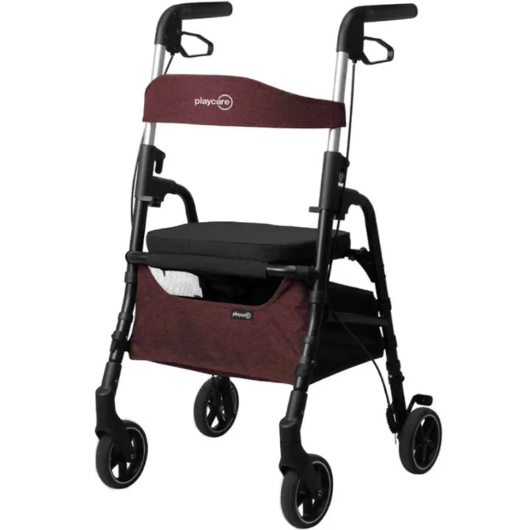 Andador Plegable con Asiento y Cesta W04 Playcare
