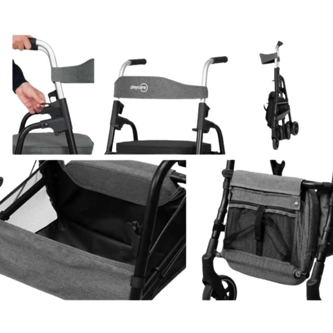 Andador Plegable con Frenos por Presión W05...