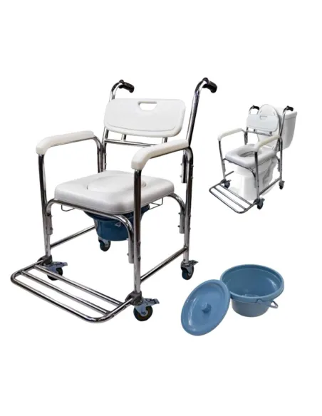 Silla de Ruedas para Ducha con Inodoro ROPE